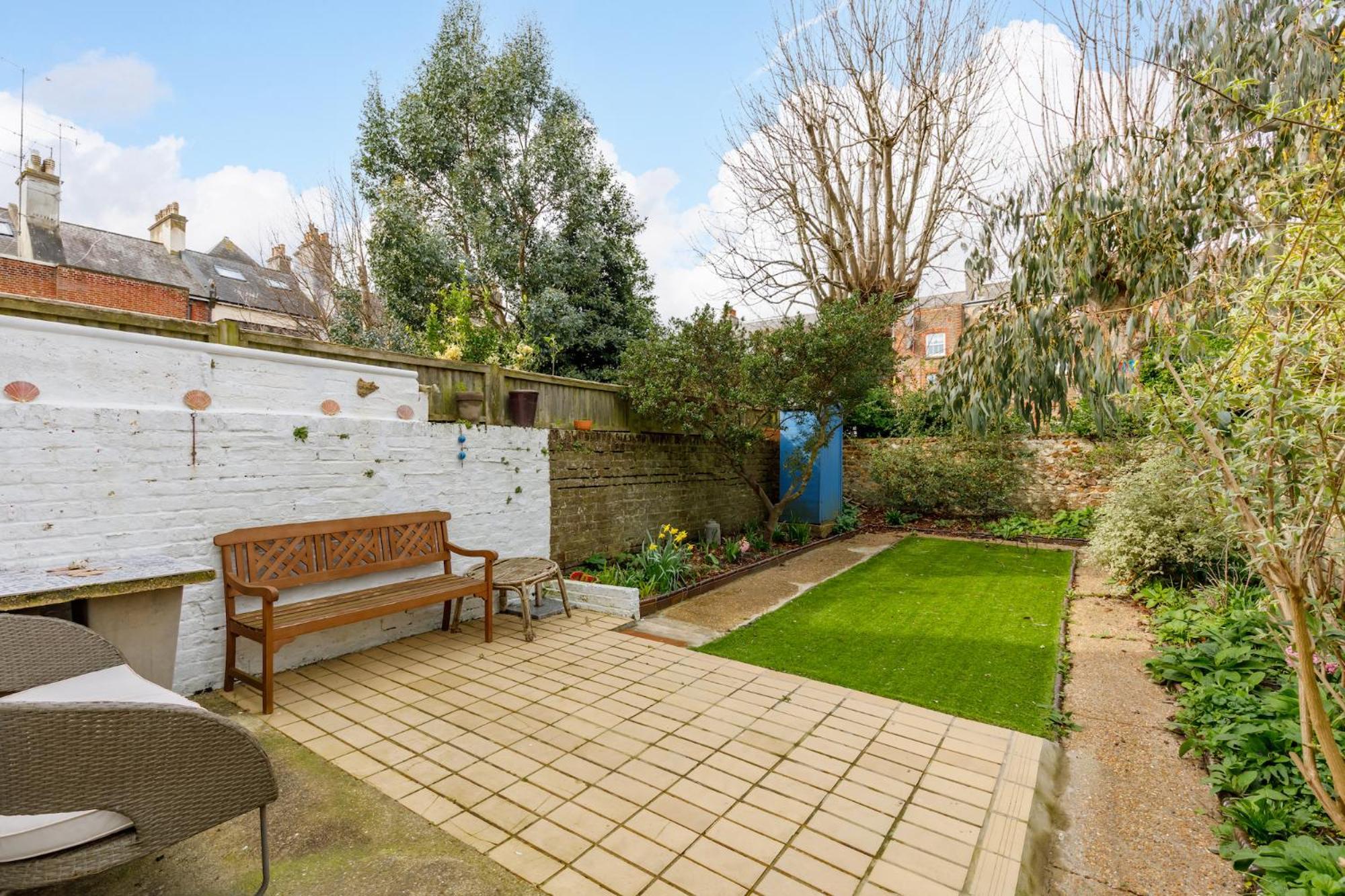 Central Hove Flat W Large Garden Экстерьер фото